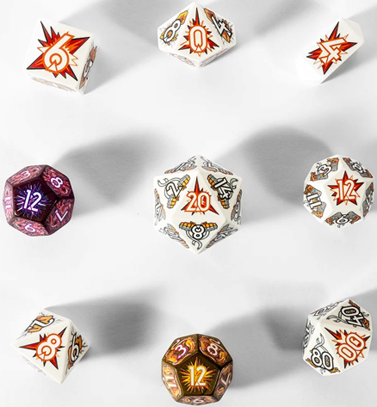 DAGGERHEART HOPE & FEAR 9-DIE RPG SET BRAWLER