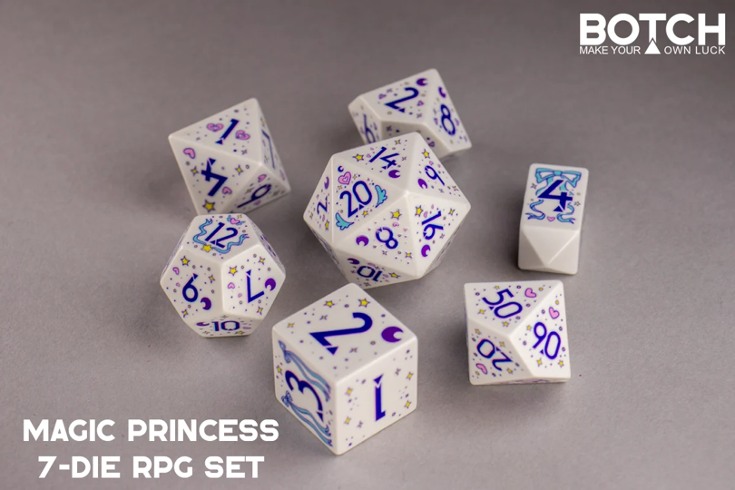 MAGIC PRINCESS 7-DIE RPG SET