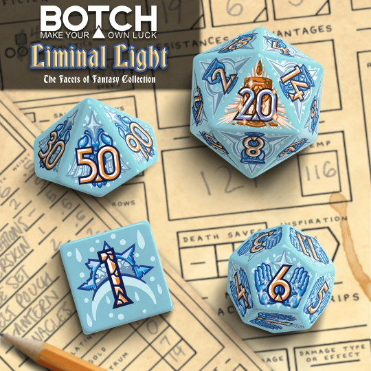 LIMINAL LIGHT 7-DIE RPG SET