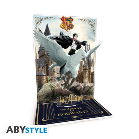 HARRY POTTER ACRYL DIORAMA HARRY & BUCK IN HOGWARTS