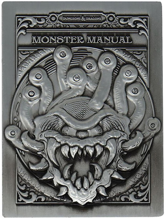 DND MONSTER MANUAL LIMITED EDITION METAL INGOT