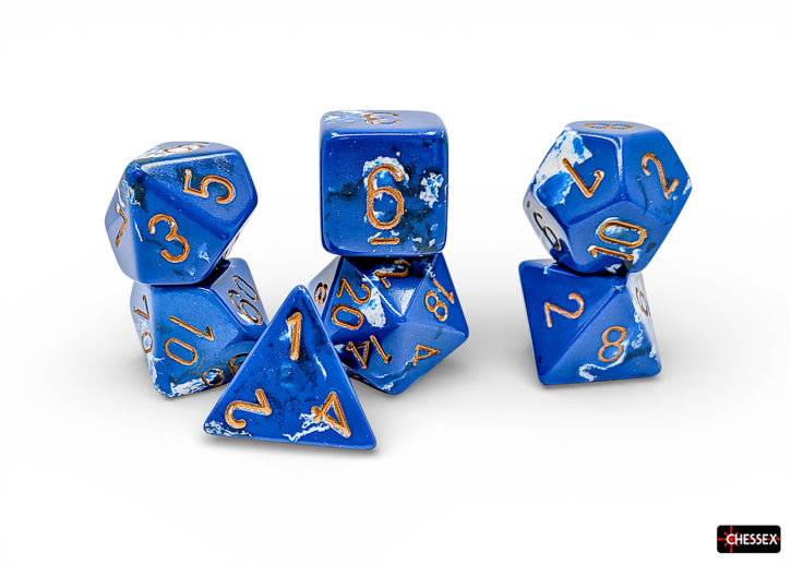 BRUSH 7-DIE SET POLYHEDRAL WAVEBREAK/GOLD