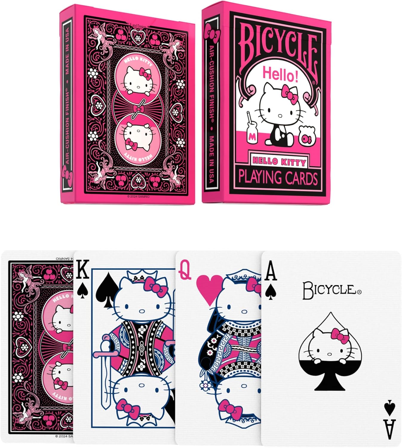 BICYCLE - HELLO KITTY BLACK AND PINK