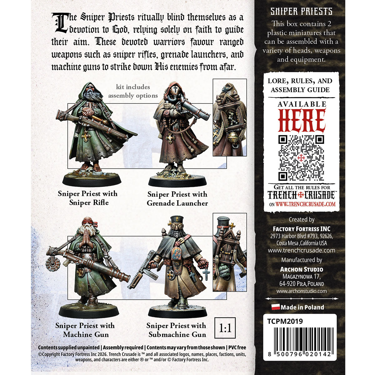 TRENCH CRUSADE - SNIPER PRIEST