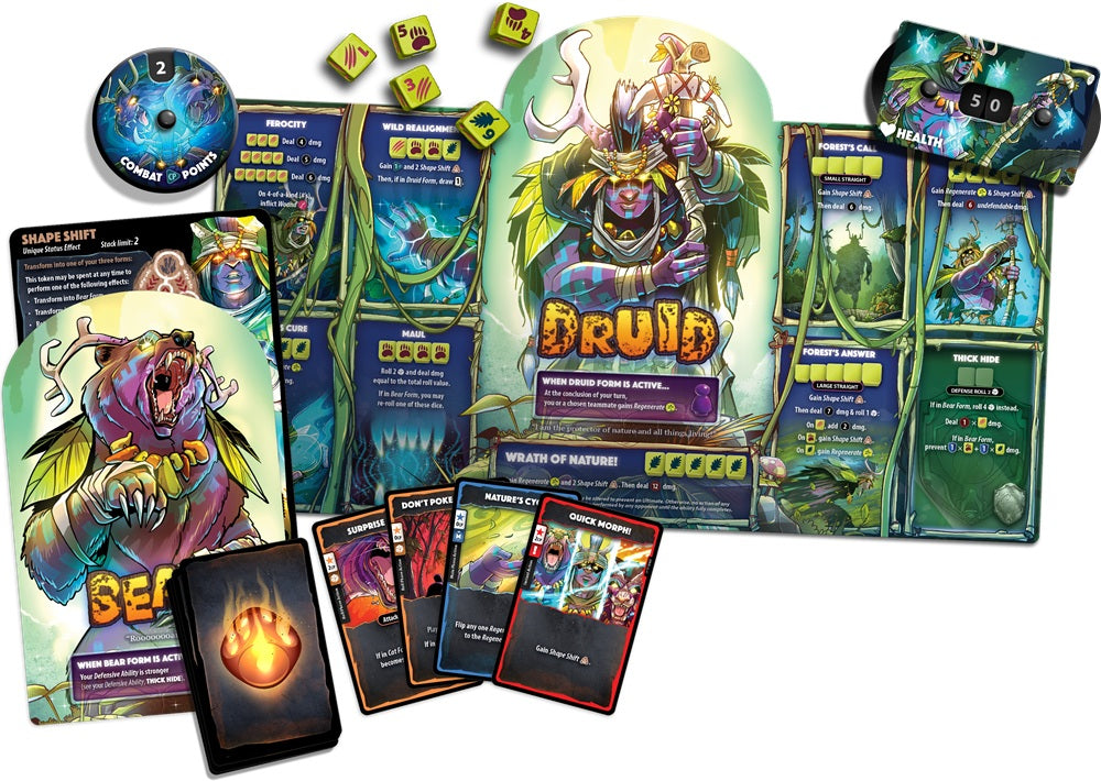 DICE THRONE HERO PACK - DRUID