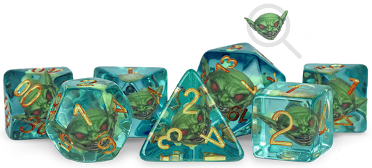 PATHFINDER 7 DICE SET GOBLIN INCLUSION