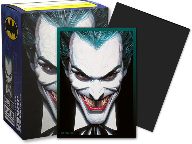DRAGON SHIELD SLEEVES DUAL MATTE BATMAN 85TH ANNIVERSARY EDITION JOKER 100CT