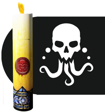 RITUAL CANDLE DICE TUBE SEAL OF YOG-SOTHOTH