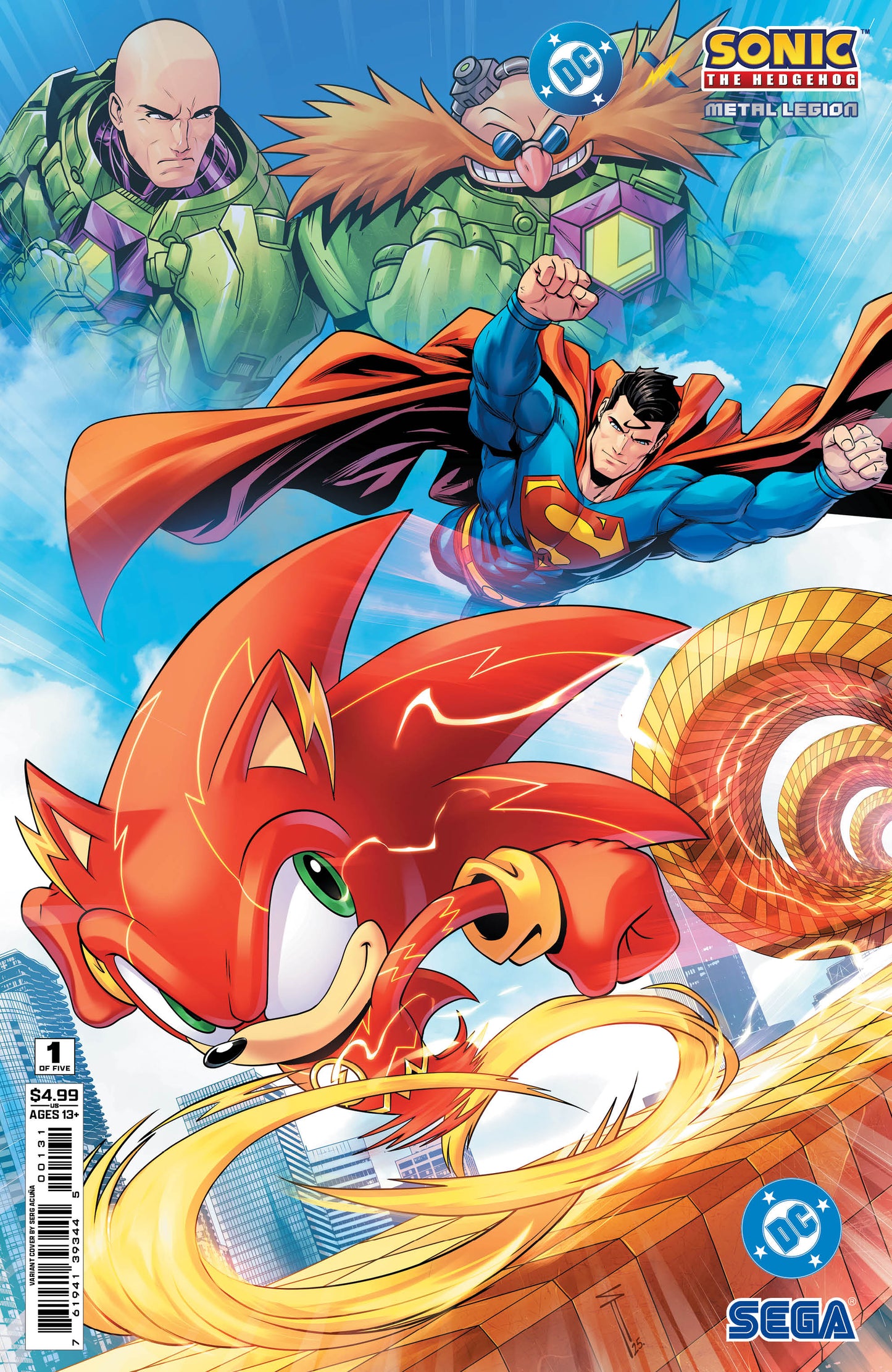 DC X SONIC THE HEDGEHOG: METAL LEGION