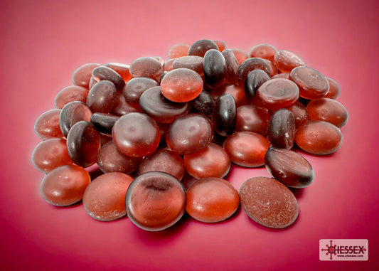 GLASS STONES FROSTED AMETHYST