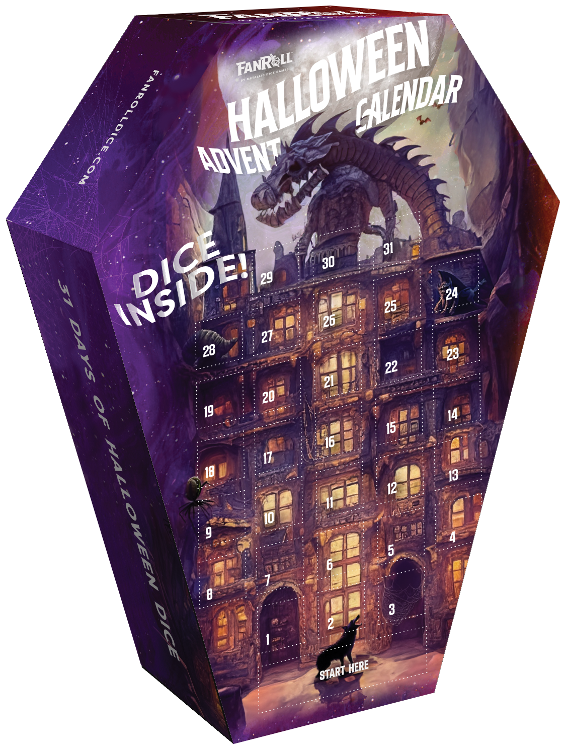 HALLOWEEN ADVENT DICE CALENDAR