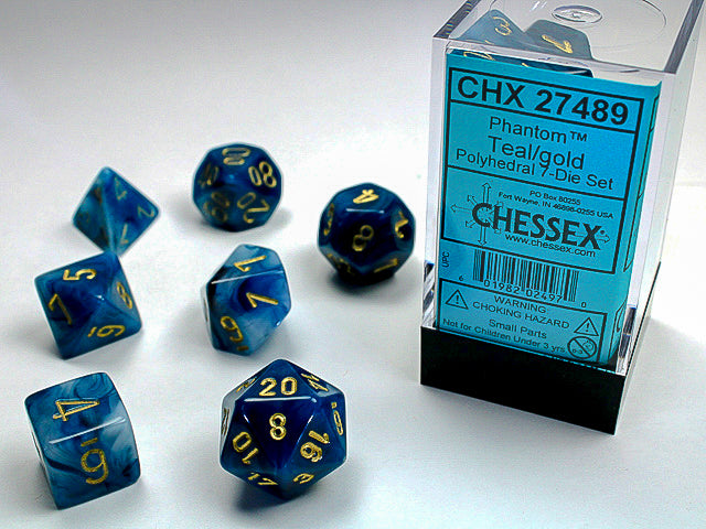 PHANTOM 7-DIE SET TEAL/GOLD