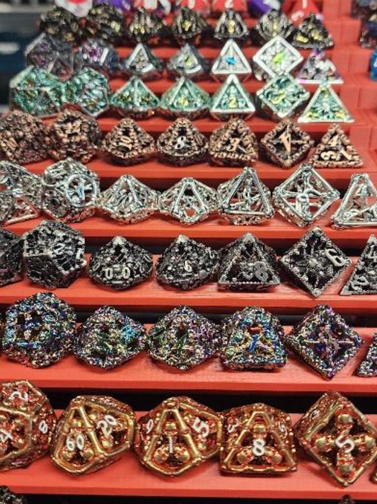 LD MYSTERY DICE SET HOLLOW METAL