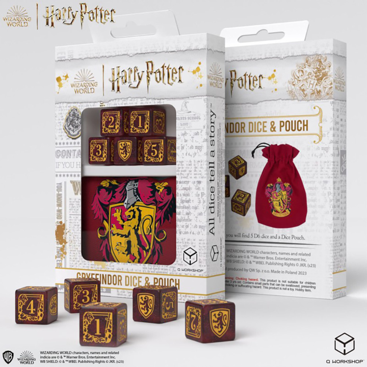 HARRY POTTER  DICE AND POUCH