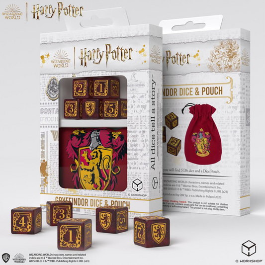 HARRY POTTER  DICE AND POUCH