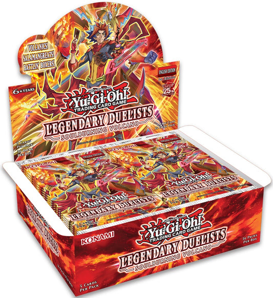 YGO LEGENDARY DUELISTS SOULBURNING VOLCANO Booster Box