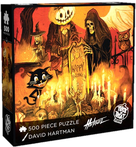 HALLOWEEN AT THE CEMETERY 500PC PUZZLE
