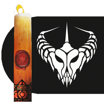 RITUAL CANDLE DICE TUBE SEAL OF YOG-SOTHOTH