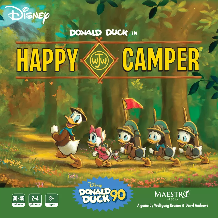 DONALD DUCK IN HAPPY CAMPER