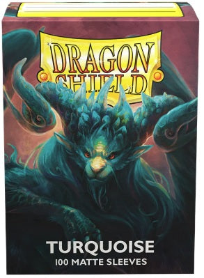 DRAGON SHIELD SLEEVES MATTE TURQUOISE 100CT