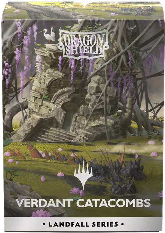DRAGON SHIELD MAGIC THE GATHERING LANDFALL SERIES VERDANT CATACOMBS