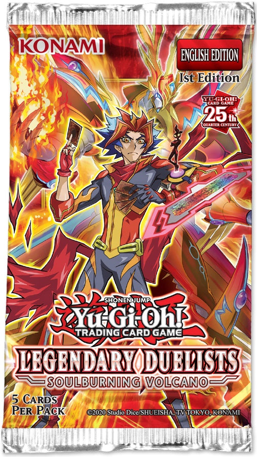 YGO LEGENDARY DUELISTS SOULBURNING VOLCANO Booster Pack