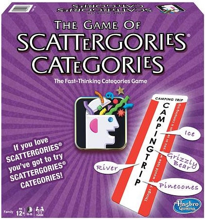 SCATTERGORIES CATEGORIES