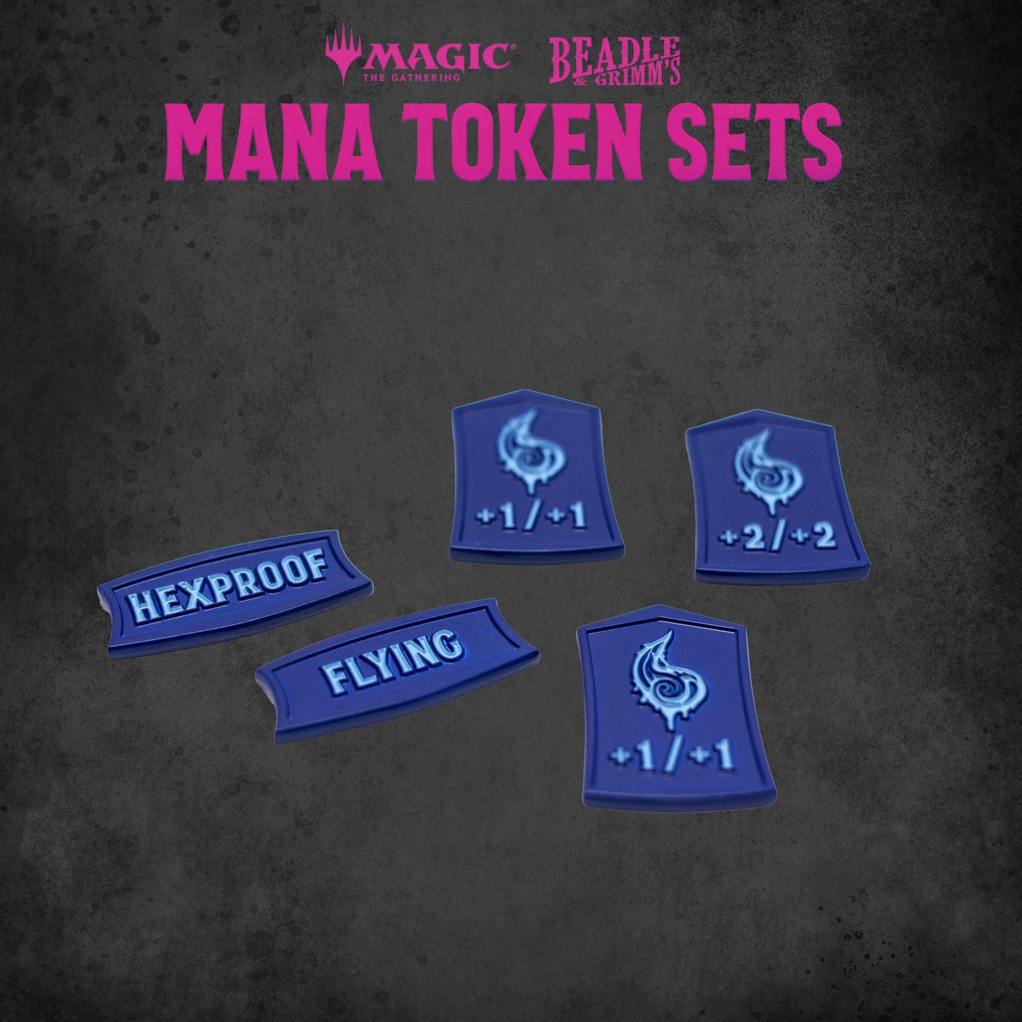 BEADLE & GRIMM'S MTG MANA TOKEN SET BLUE