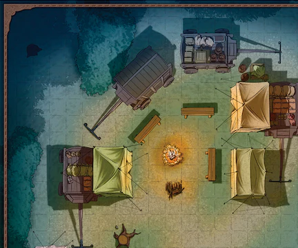 BEADLE & GRIMM'S DND DUNGEON MASTER'S GUIDE PREMIUM MAP