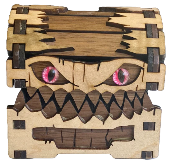 MIMIC DICE CHEST - WALNUT