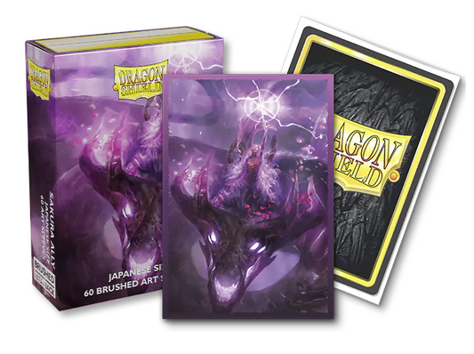 AT- 12615 DRAGON SHIELD SLEEVES JAPANESE SAKURA ALLY 60CT