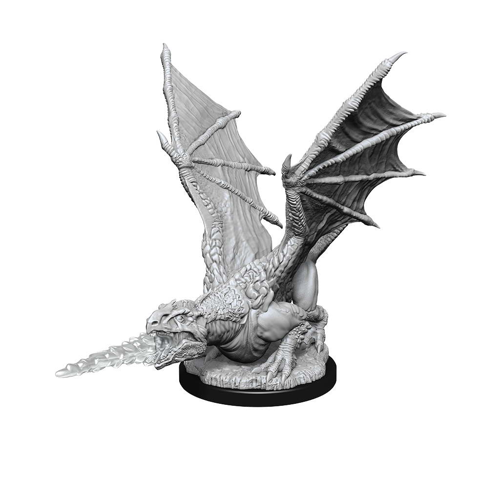 DND UNPAINTED MINIS WV19 WHITE DRAGON WYRMLING