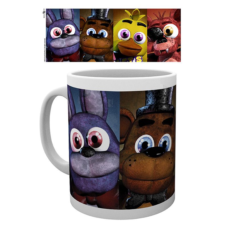 FIVE NIGHTS AT FREDDY'S MUG FACES 320ML
