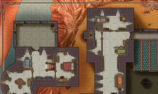 BEADLE & GRIMM'S DND DUNGEON MASTER'S GUIDE PREMIUM MAP