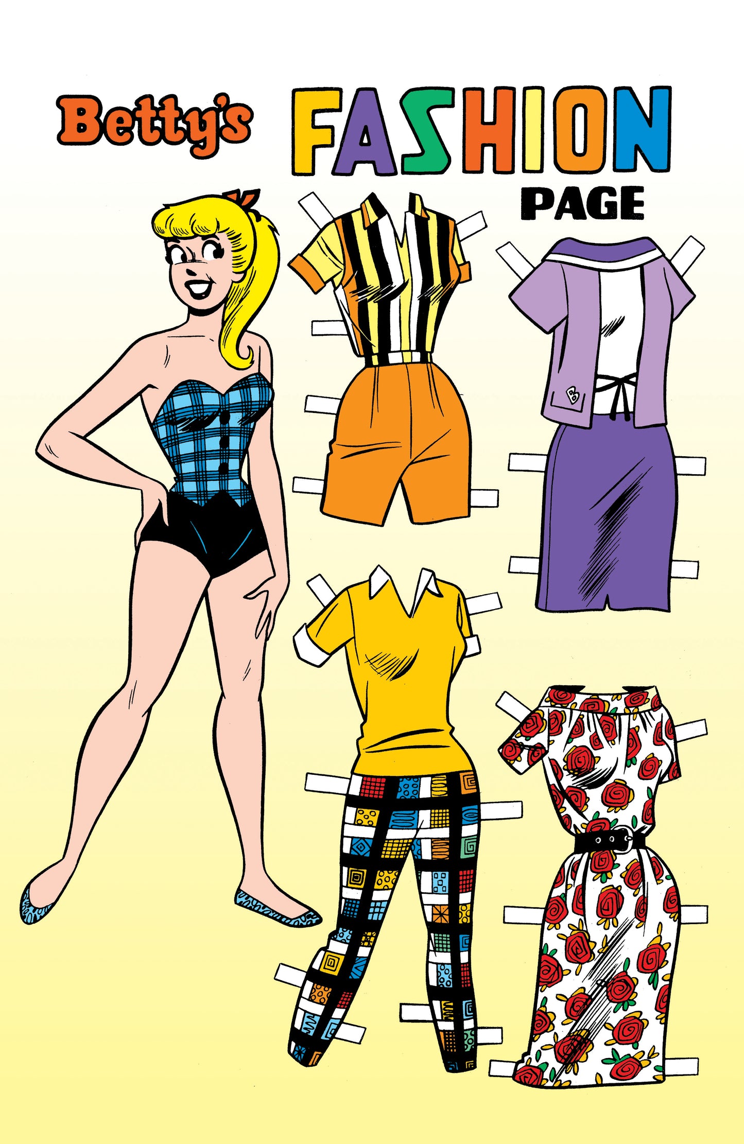 ARCHIE COMICS 85TH ANNIVERSARY PRESENTS: BETTY & VERONICA FASHION PAGES (O.S.)