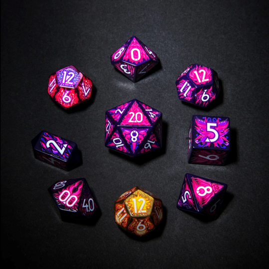 DAGGERHEART HOPE & FEAR 9-DIE RPG SET WARLOCK