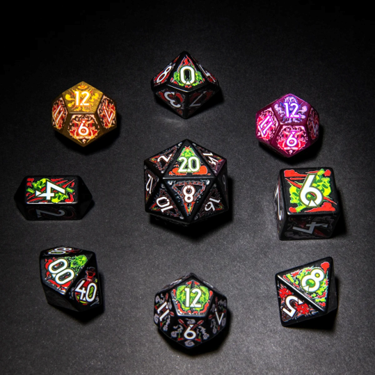 DAGGERHEART HOPE & FEAR 9-DIE RPG SET ASSASSIN