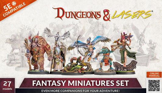 Dungeon & Lasers: Fantasy Miniature Set
