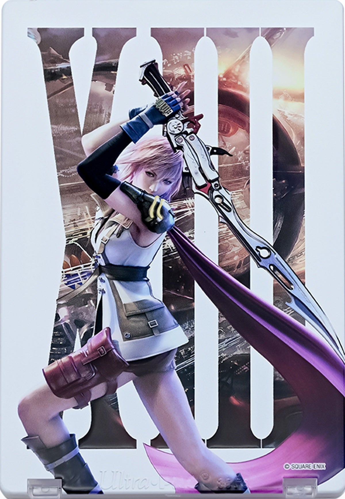 FINAL FANTASY 1TOUCH 35PT EDGE  BLACK FRONT DESIGN