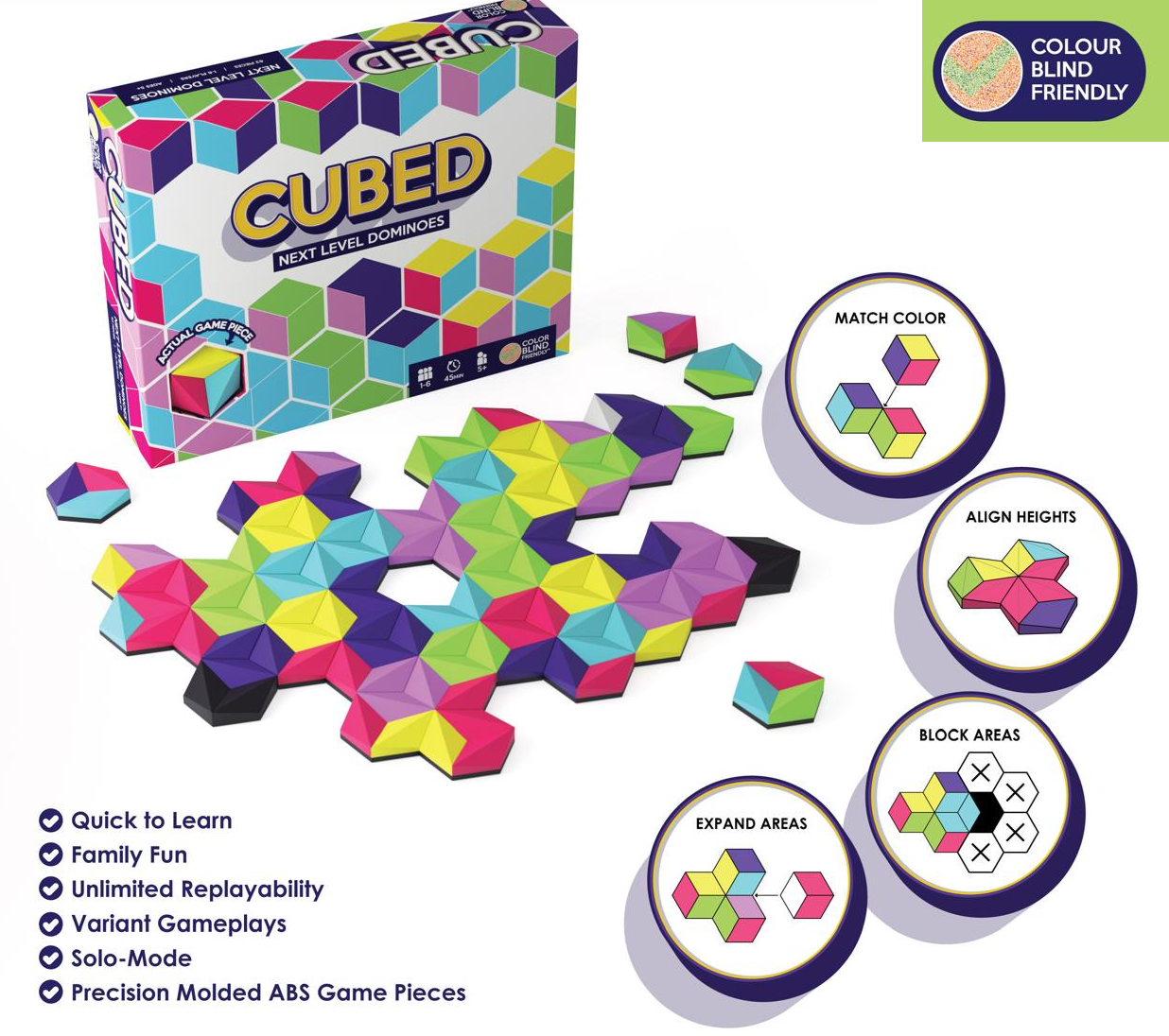 CUBED NEXT LEVEL DOMINOES FAMILY EDITION