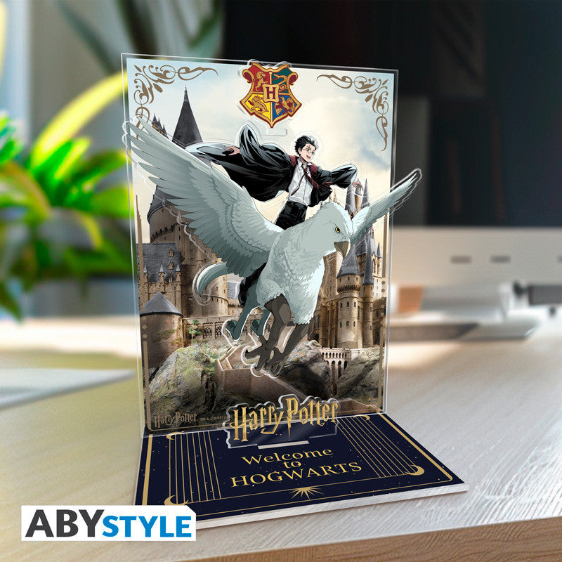 HARRY POTTER ACRYL DIORAMA HARRY & BUCK IN HOGWARTS