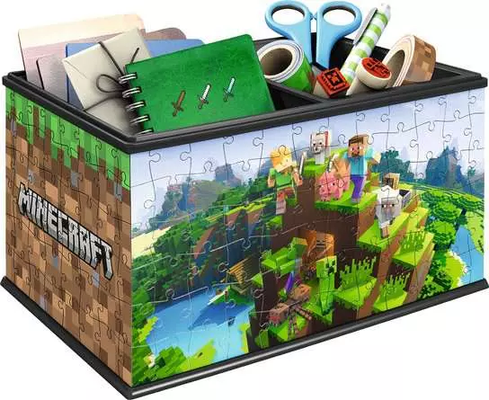 MINECRAFT STORAGE BOX 216 PIECE 3D PUZZLE