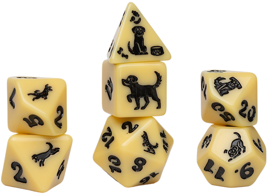 SD ANIMALS GOLDEN PUP 7-DIE SET