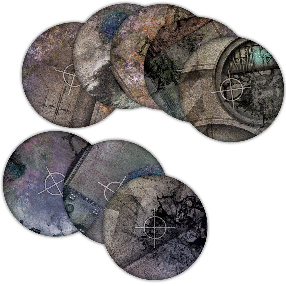 TERRAIN CRATE - GRIM BATTLEFIELD OBJECTIVE TEMPLATES