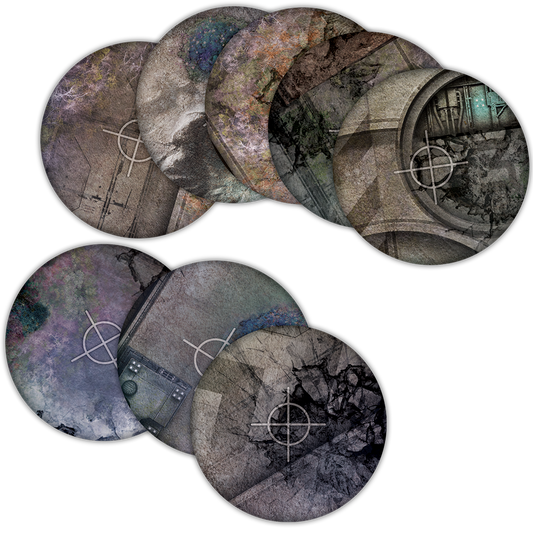 TERRAIN CRATE - GRIM BATTLEFIELD OBJECTIVE TEMPLATES