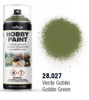 Vallejo Spray Paint 28.027 Goblin Green