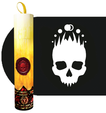 RITUAL CANDLE DICE TUBE SEAL OF YOG-SOTHOTH