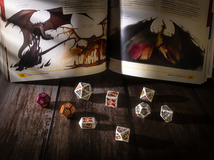 DAGGERHEART HOPE & FEAR 9-DIE RPG SET BRAWLER