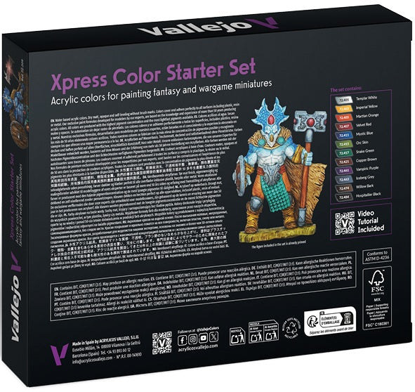 VALLEJO: XPRESS COLOR STARTER SET