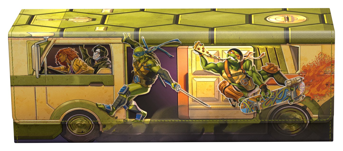 UG DECK CASE ARKHIVE 400+ XENOSKIN MTG TEENAGE MUTANT NINJA TURTLES - TURTLES VAN